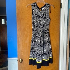 Dress Barn Chevron Dress Size 16
